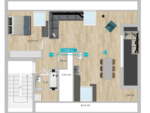 Wohnung zur Miete 600 € 2 Zimmer 65 m² Geschoss 2/3 frei ab 01.01.2027 Kauerndorf Ködnitz 95361