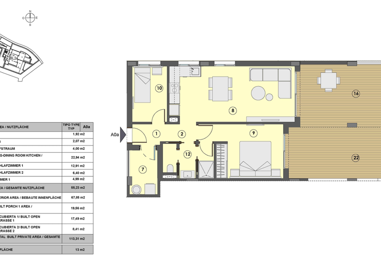 Wohnung zum Kauf - Erstbezug provisionsfrei 436.000 € 3 Zimmer 113 m² Canyamel 07589