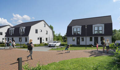 Doppelhaushälfte zum Kauf - Neubau provisionsfrei 579.900 € 5 Zimmer 131,3 m² 656 m² Grundstück Wiesenweg 53 Schönwalde-Dorf Schönwalde-Glien 14621