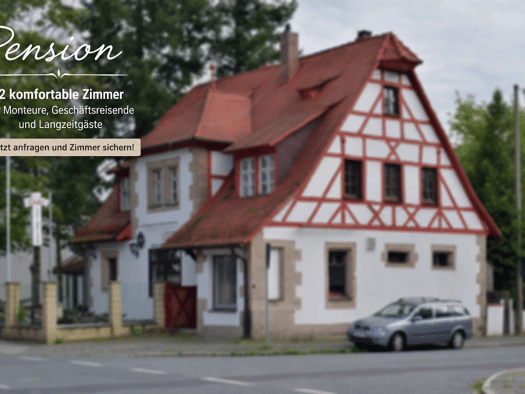 Hotel zur Miete provisionsfrei 9.000 € 12 Zimmer 24 Betten Gebersdorfer Straße 89 Gebersdorf Nürnberg 90449