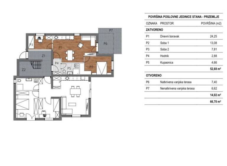 Wohnung zum Kauf 203.280 € 3 Zimmer Sibenik 22000