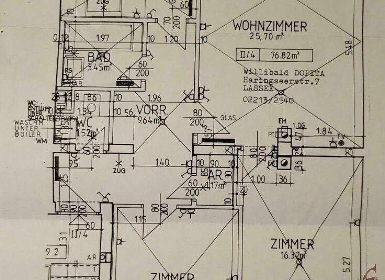 Wohnung zum Kauf 165.000 € 3 Zimmer 76,8 m² 1. Geschoss Lassee 2291