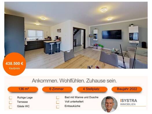 Einfamilienhaus zum Kauf 438.500 € 6 Zimmer 136 m² 486 m² Grundstück frei ab sofort Ruppach-Goldhausen 56412