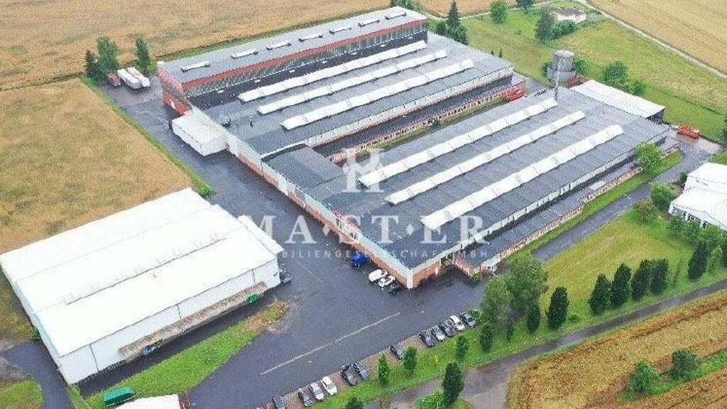 Lagerhalle zur Miete 15.973 m² Lagerfläche teilbar ab 2.990 m² Trennfeld Triefenstein 97855