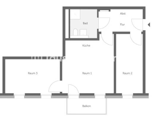 Wohnung zur Miete Tauschwohnung 754 € 3 Zimmer 64 m² 2. Geschoss Charlottenburg Berlin 10587