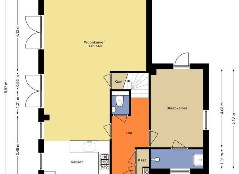 Haus zum Kauf 385.000 € 5 Zimmer 121 m² 292 m² Grundstück UITDAM 1154 PP
