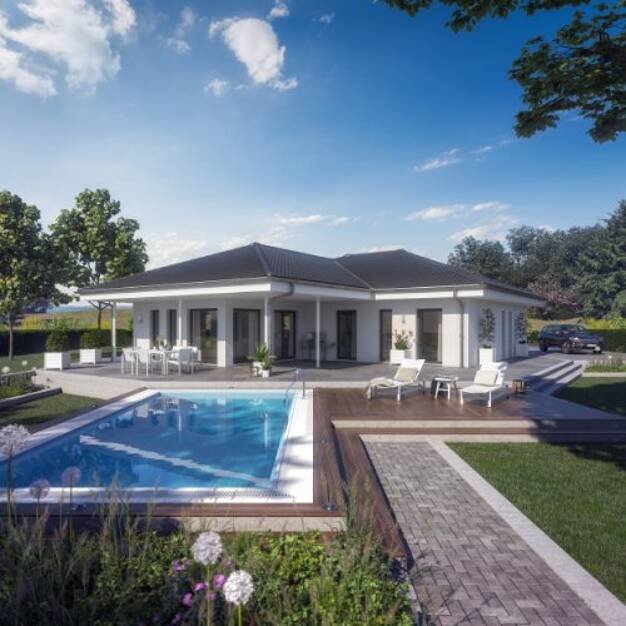 Bungalow zum Kauf 333.352 € 3 Zimmer 99 m² 803 m² Grundstück Baasdorf Köthen (Anhalt) 06388
