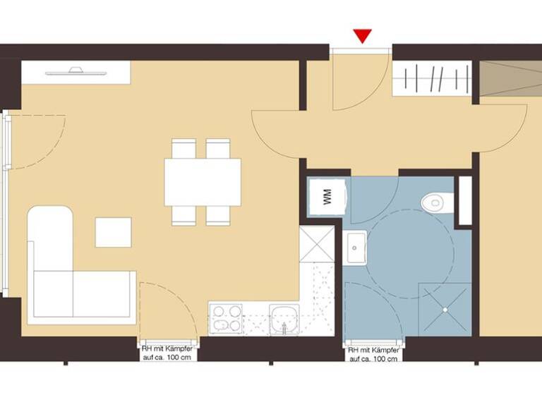 Terrassenwohnung zum Kauf - Erstbezug 399.000 € 2 Zimmer 49,5 m² Auf dem Bühel 1 Wolfurt 6922