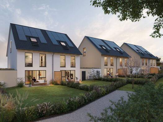 Doppelhaushälfte zum Kauf - Neubau provisionsfrei 485.000 € 4 Zimmer 125,4 m² 215,4 m² Grundstück frei ab sofort Neibsheim Bretten 75015