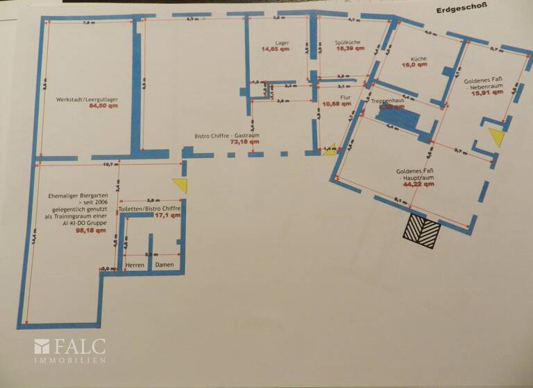 Restaurant zum Kauf 590.000 € 430 m² Gastrofläche 815 m² Grundstück Wörth am Main 63939