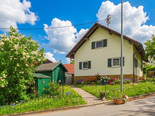 Einfamilienhaus zum Kauf 5 Zimmer 106,2 m² 260 m² Grundstück Emmenhausen Waal 86875