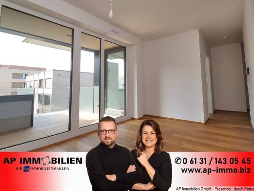 Wohnung zur Miete 1.110 € 2 Zimmer 57,1 m² Neustadt Mainz 55120