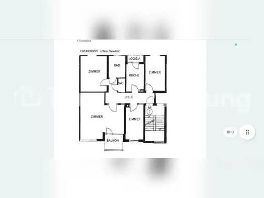 Wohnung zur Miete Tauschwohnung 950 € 4 Zimmer 85 m² 3. Geschoss Hagsfeld Karlsruhe 76139