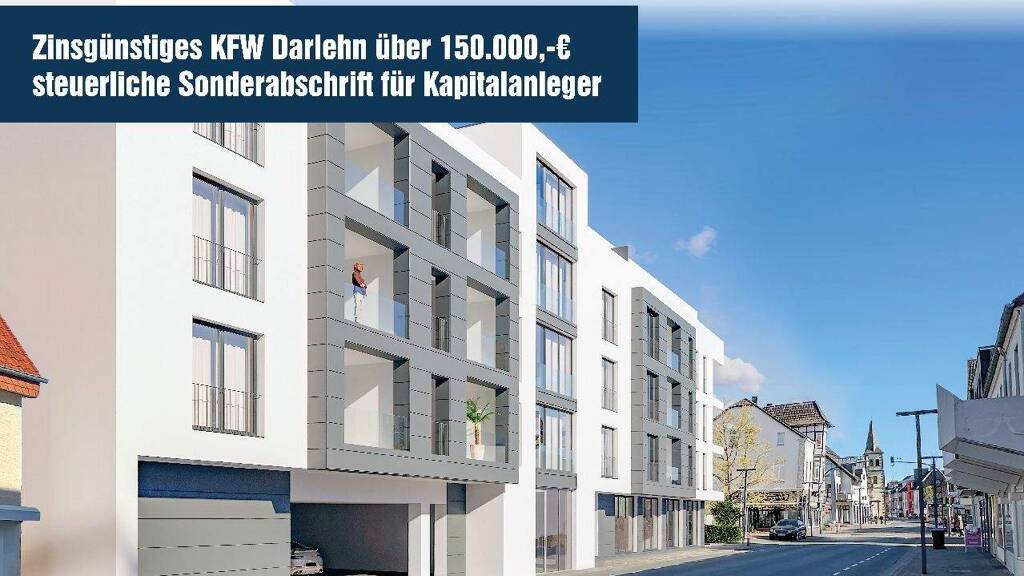 Penthouse zum Kauf - Erstbezug provisionsfrei 252.900 € 2 Zimmer 58,8 m² 3. Geschoss frei ab 31.12.2027 Bad Lippspringe 33175