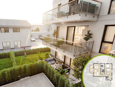 Wohnung zum Kauf - Erstbezug provisionsfrei 415.000 € 3 Zimmer 95 m² 1. Geschoss frei ab sofort Alzeyer Straße 69 Bad Kreuznach Bad Kreuznach 55543