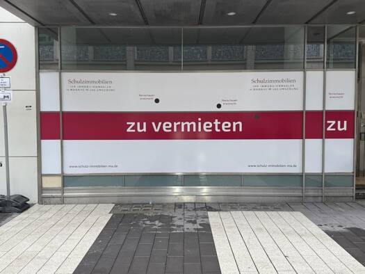 Laden zur Miete 1.900 € 42 m² Verkaufsfläche Quadrate Mannheim 68161