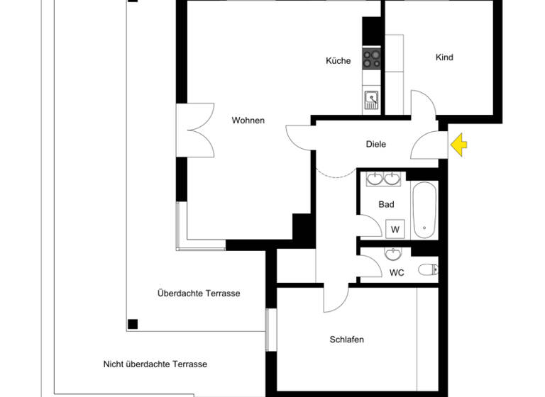 WG-Zimmer zur Miete 2.070 € 3 Zimmer 90 m² Freilassing 83395