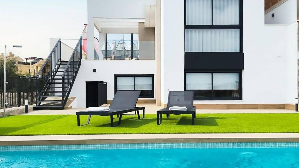 Doppelhaushälfte zum Kauf provisionsfrei 465.000 € 4 Zimmer 198 m² 176 m² Grundstück Calle ALICANTE 36-50 Algorfa 03169