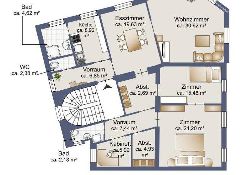 Wohnung zum Kauf 649.000 € 4,5 Zimmer 138,9 m² 2. Geschoss Mödling 2340