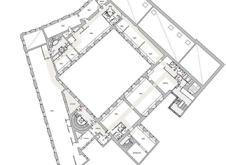 Bürofläche zur Miete 24 € 13 Zimmer 1.039,5 m² Bürofläche Freyung 3/Palais Harrach Wien 1010