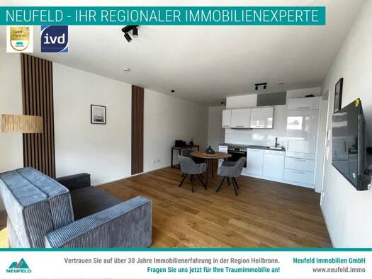 Wohnung zur Miete 959 € 2 Zimmer 50,4 m² EG frei ab sofort Heilbronn 74072