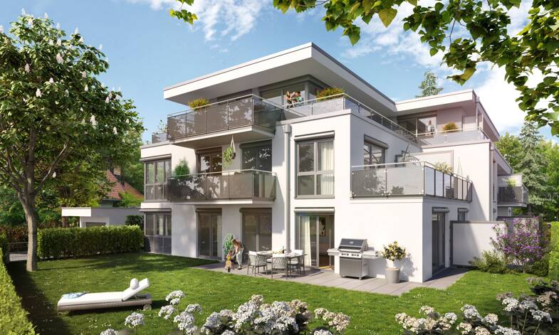 Terrassenwohnung zum Kauf provisionsfrei 819.000 € 3 Zimmer 77 m² EG Großhaderner Str. 24 Hadern München 81375