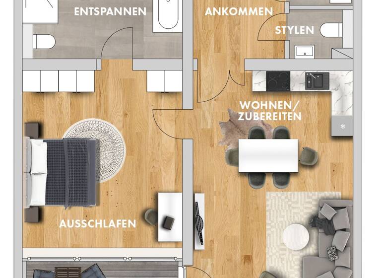 Wohnung zur Miete 1.420 € 2 Zimmer 81,1 m² 5. Geschoss frei ab sofort Schwägrichenstraße 14 Zentrum-Süd Leipzig 04107