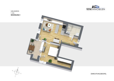 Wohnung zum Kauf provisionsfrei 395.000 € 2 Zimmer 59,6 m² 1. Geschoss frei ab sofort Denzlingen 79211