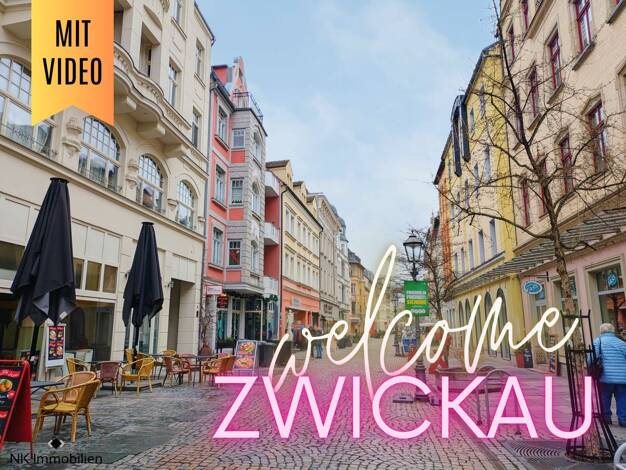 Laden zur Miete 365 € 2 Zimmer 56,1 m² Verkaufsfläche Hauptstr. 27 Innenstadt 112 Zwickau 08056