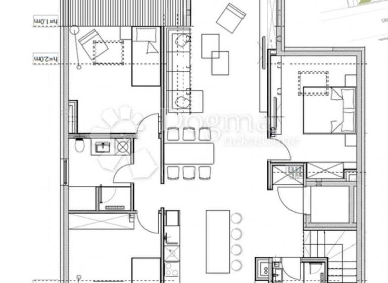 Wohnung zum Kauf 859.600 € 5 Zimmer 133 m² 4. Geschoss Dotrscina