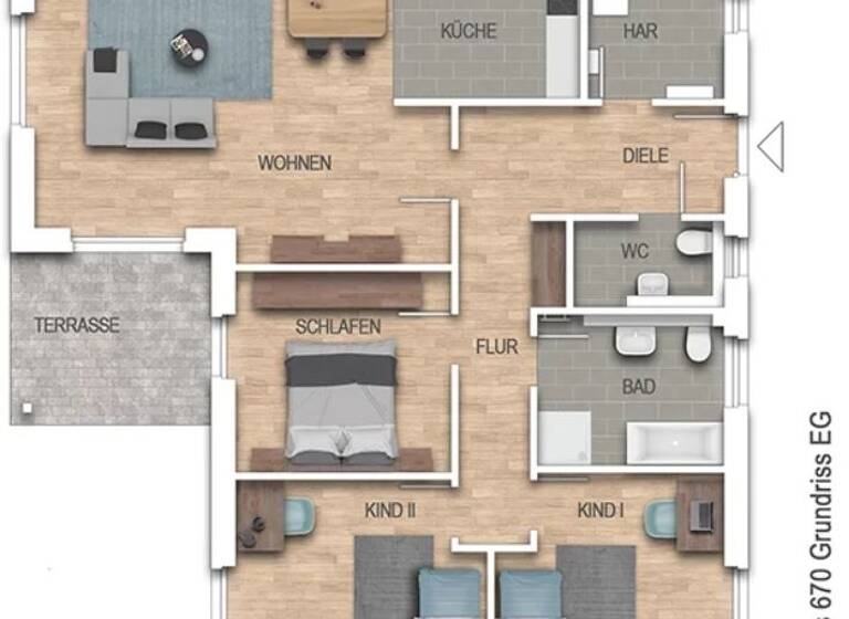 Bungalow zum Kauf 435.100 € 4 Zimmer 134 m² 778 m² Grundstück Fleckeby / Götheby 24357