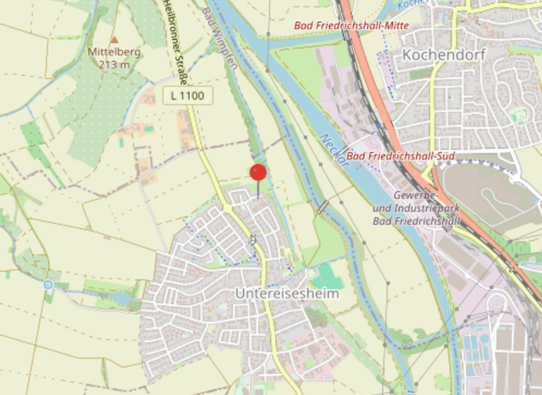 Wohnung zum Kauf 164.000 € 2 Zimmer 42,6 m²<br/>Wohnfläche 2.<br/>Geschoss Drosselweg 6 Untereisesheim 74257