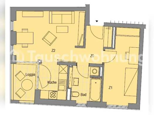 Wohnung zur Miete Tauschwohnung 565 € 2 Zimmer 48 m² EG Bornstedt Potsdam 14469
