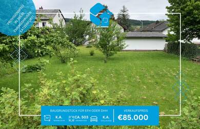 Grundstück zum Kauf 85.000 € 503 m² Grundstück Katzenfurt Ehringshausen / Katzenfurt 35630