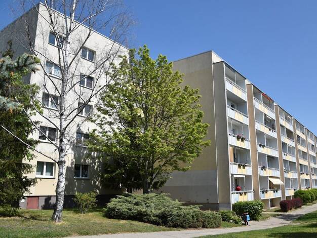 Wohnung zur Miete 375 € 2 Zimmer 46,9 m² 2. Geschoss frei ab 01.06.2026 Hufelandstr. 28 Schkeuditz 04435