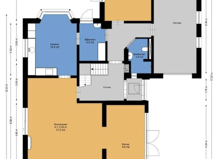 Villa zum Kauf 825.000 € 9 Zimmer 243 m² 6.778 m² Grundstück adam en atze strjitte 8 tersoal 9014 CL