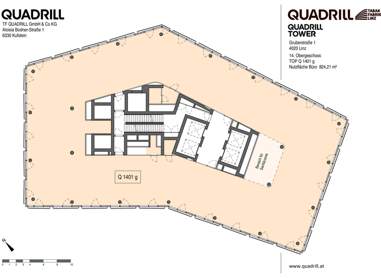 Bürofläche zur Miete 824,2 m² Bürofläche Linz 4020
