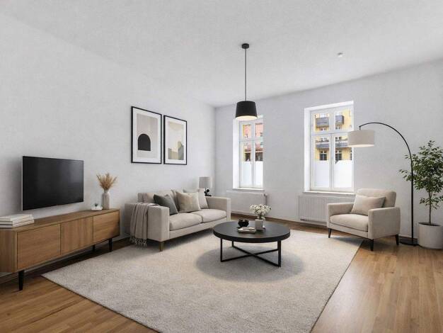 Wohnung zum Kauf 295.000 € 3 Zimmer 78,6 m² EG Windscheidstraße 49 Connewitz Leipzig 04277