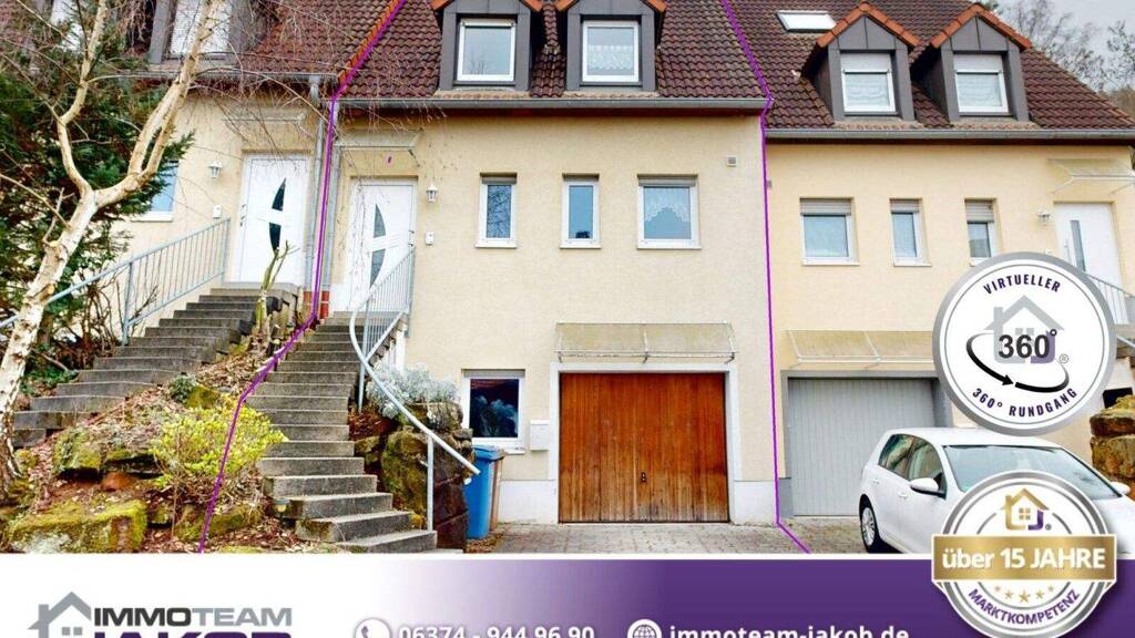 Reihenmittelhaus zum Kauf 310.000 € 7 Zimmer 161 m² 153 m² Grundstück Kindsbach 66862