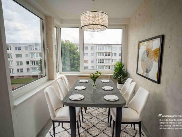 Wohnung zur Miete 530 € 3 Zimmer 74 m² 3. Geschoss Klosterstraße 8 Prenzlau Prenzlau 17291