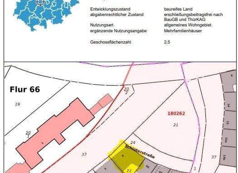 Mehrfamilienhaus zum Kauf 744,8 m² 398 m² Grundstück Schlüterstraße 4 Altstadt Erfurt / Altstadt 99084