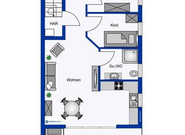 Wohnung zum Kauf 269.000 € 3 Zimmer 60 m² Nesse Dornum OT Neßmersiel 26553