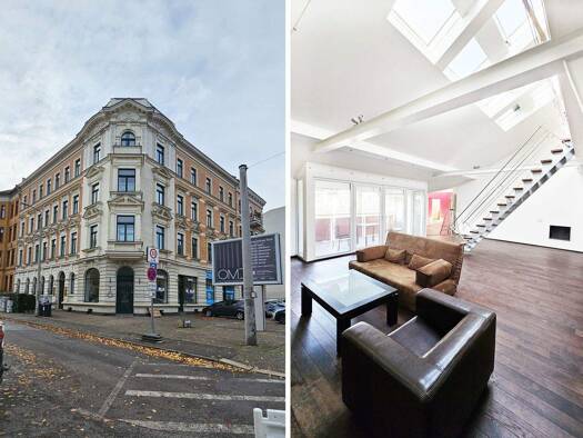 Wohnung zur Miete 1.478 € 3,5 Zimmer 184,6 m² 4. Geschoss Zentrum-Südost Leipzig 04103