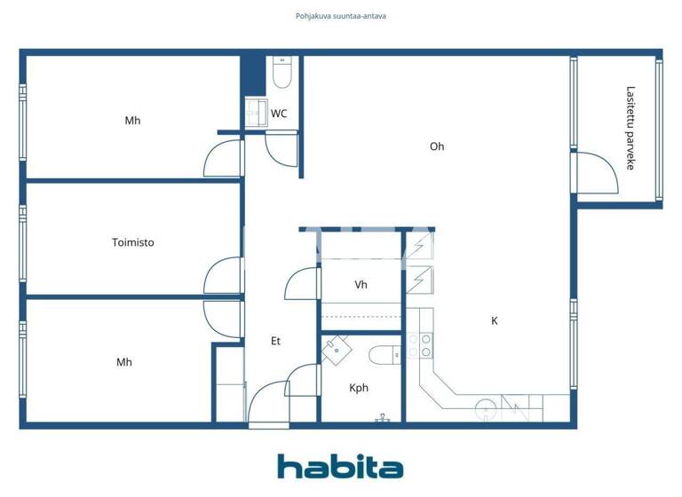 Studio zum Kauf 34.000 € 4 Zimmer 98,5 m² 6. Geschoss Tolkkilankatu 6 Kouvola 45150