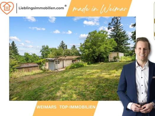 Bungalow zum Kauf 45.000 € 551 m² Grundstück Parkvorstadt Weimar 99425