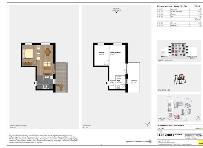 Wohnung zum Kauf - Erstbezug 275.000 € 2 Zimmer 40 m² 1. Geschoss frei ab 01.06.2026 Gardengaweg Tschagguns 6774