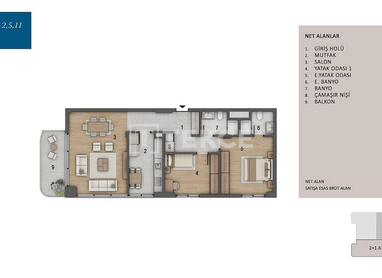 Wohnung zum Kauf 794.000 € 170 m² Konak