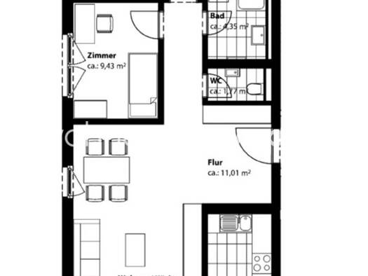 Wohnung zur Miete Tauschwohnung 900 € 3 Zimmer 80 m² 3. Geschoss Wittenau Berlin 13437
