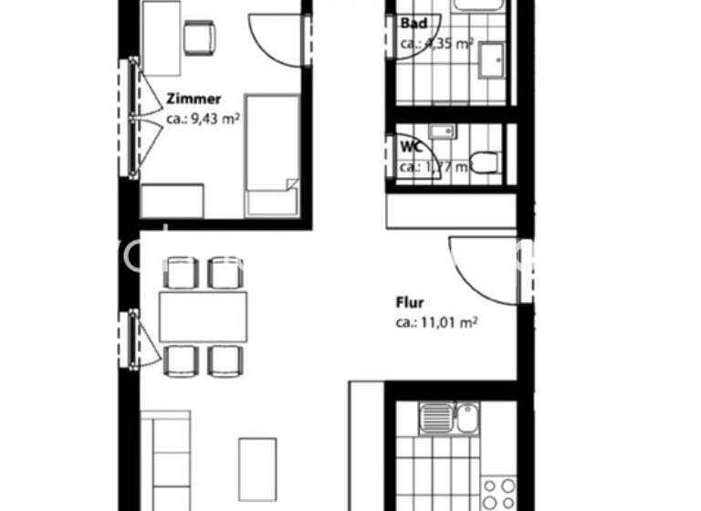 Wohnung zur Miete Tauschwohnung 900 € 3 Zimmer 80 m² 3. Geschoss Wittenau Berlin 13437