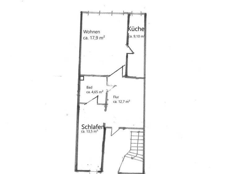 Wohnung zur Miete 500 € 2 Zimmer 60 m² frei ab sofort Melsungen 34212